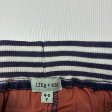Load image into Gallery viewer, Boys Lilly + Sid, organic cotton shorts, elasticated, FUC, size 4-5,  