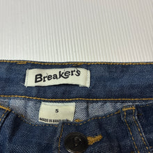 Load image into Gallery viewer, Boys Breakers, blue denim jean shorts, adjustable, GUC, size 5,  