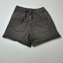 Load image into Gallery viewer, Girls Uniqlo, stretch denim shorts, adjustable, GUC, size 9-10,  