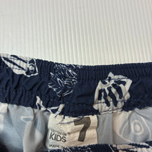 Load image into Gallery viewer, Boys Cotton On, lightweight board shorts, elasticated, GUC, size 7,  