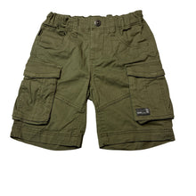 Load image into Gallery viewer, Boys Name It, khaki stretch cotton cargo shorts, adjustable, EUC, size 7,  