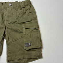 Load image into Gallery viewer, Boys Name It, khaki stretch cotton cargo shorts, adjustable, EUC, size 7,  