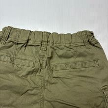 Load image into Gallery viewer, Boys Name It, khaki stretch cotton cargo shorts, adjustable, EUC, size 7,  