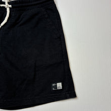 Load image into Gallery viewer, Boys Cotton On, black casual shorts, elasticated, GUC, size 9-10,  