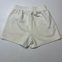 Load image into Gallery viewer, Girls Zara, white &amp; purple shorts, elasticated, GUC, size 10,  