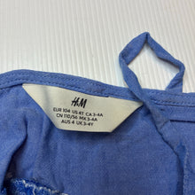 Load image into Gallery viewer, Girls H&amp;M, lightweight viscose summer top, GUC, size 4,  