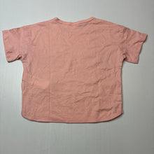 Load image into Gallery viewer, Girls Zara, pink cotton tee / top, EUC, size 1,  