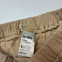 Load image into Gallery viewer, Girls Anko, lightweight cotton shorts, elasticated, EUC, size 1,  