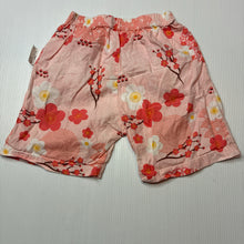 Load image into Gallery viewer, Girls Augelute, lightweight cotton shorts, elasticated, GUC, size 2,  