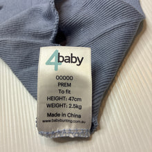 Load image into Gallery viewer, Unisex 4 Baby, ribbed cotton singlet top, GUC, size 00000,  