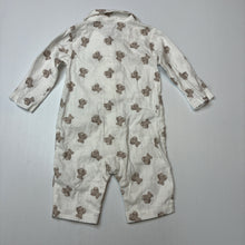 Load image into Gallery viewer, Unisex DUNNES STORES, cotton romper, teddy bears, EUC, size 00,  