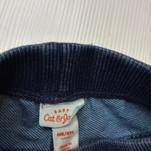 Load image into Gallery viewer, Unisex Cat &amp; Jack, soft feel knit denim pants, elasticated, EUC, size 0000,  