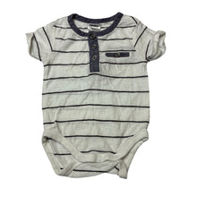 Load image into Gallery viewer, Boys Anko, cotton henley bodysuit / romper, FUC, size 0000,  