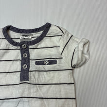 Load image into Gallery viewer, Boys Anko, cotton henley bodysuit / romper, FUC, size 0000,  