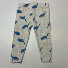 Load image into Gallery viewer, Unisex Dymples, stretchy leggings / bottoms, dinosaurs, EUC, size 00,  