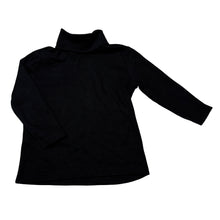 Load image into Gallery viewer, Unisex Anko, black cotton skivvy top, EUC, size 1,  