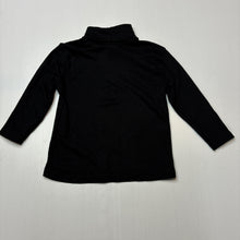 Load image into Gallery viewer, Unisex Anko, black cotton skivvy top, EUC, size 1,  