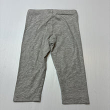 Load image into Gallery viewer, Girls Happy Girls Club, soft feel stretchy cropped leggings, Inside leg: 22.5cm, GUC, size 4,  