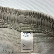 Load image into Gallery viewer, Boys Anko, grey casual shorts, elasticated, EUC, size 2,  
