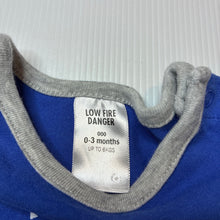 Load image into Gallery viewer, Boys Target, blue stretchy romper, GUC, size 000,  