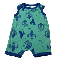 Load image into Gallery viewer, Boys Dymples, soft cotton romper, GUC, size 000,  