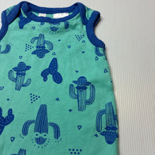 Load image into Gallery viewer, Boys Dymples, soft cotton romper, GUC, size 000,  