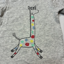 Load image into Gallery viewer, Unisex Target, stretchy tee / top, giraffe, EUC, size 000,  