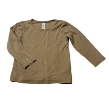 Load image into Gallery viewer, Unisex Dymples, ribbed organic cotton blend long sleeve top, EUC, size 1,  
