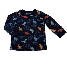 Load image into Gallery viewer, Boys Sprout, ribbed long sleeve pyjama top, dinosaurs, GUC, size 1,  