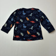 Load image into Gallery viewer, Boys Sprout, ribbed long sleeve pyjama top, dinosaurs, GUC, size 1,  
