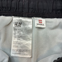 Load image into Gallery viewer, Boys H&amp;M, LEGO NINJAGO lined board shorts, elasticated, EUC, size 3-4,  