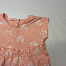 Load image into Gallery viewer, Girls George, pink cotton top, rainbows, EUC, size 00,  