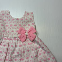 Load image into Gallery viewer, Girls lined, embroidered dress, armpit to armpit: 24.5cm, GUC, size 0, L: 39cm