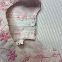 Load image into Gallery viewer, Girls lined, embroidered dress, armpit to armpit: 24.5cm, GUC, size 0, L: 39cm