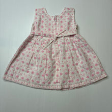 Load image into Gallery viewer, Girls lined, embroidered dress, armpit to armpit: 24.5cm, GUC, size 0, L: 39cm
