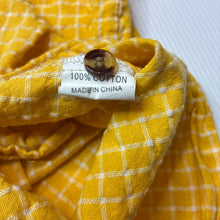 Load image into Gallery viewer, Boys yellow, lightweight cotton short sleeve shirt, EUC, size 3,  