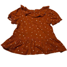 Load image into Gallery viewer, Girls Next, floral organic cotton peplum top, EUC, size 2,  
