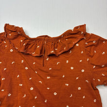 Load image into Gallery viewer, Girls Next, floral organic cotton peplum top, EUC, size 2,  