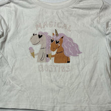 Load image into Gallery viewer, Girls Target, organic cotton long sleeve top, unicorns, GUC, size 1,  