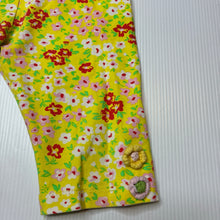 Load image into Gallery viewer, Girls Original Marines, floral cropped leggings, Inside leg: 15.5cm, GUC, size 3,  