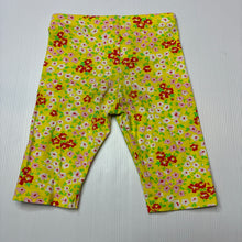 Load image into Gallery viewer, Girls Original Marines, floral cropped leggings, Inside leg: 15.5cm, GUC, size 3,  