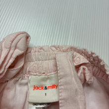 Load image into Gallery viewer, Girls Jack &amp; Milly, lined lightweight cotton romper, GUC, size 1,  