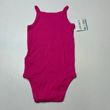Load image into Gallery viewer, Girls Carters, pink cotton singletsuit romper, NEW, size 2,  