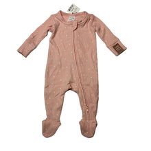 Load image into Gallery viewer, Girls Cotton On, organic cotton blend zip coverall / romper, NEW, size 0000,  