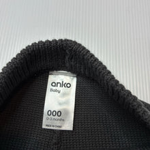 Load image into Gallery viewer, Unisex Anko, knitted cotton pants / bottoms, elasticated, EUC, size 000,  