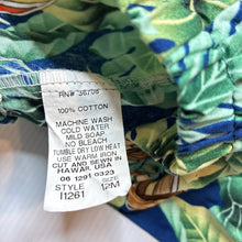 Load image into Gallery viewer, Boys lightweight, cotton Hawaiian shorts, elasticated, EUC, size 12 months,  