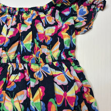 Load image into Gallery viewer, Girls Anko, lightweight dress, butterflies, GUC, size 2, L: 43cm