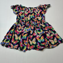 Load image into Gallery viewer, Girls Anko, lightweight dress, butterflies, GUC, size 2, L: 43cm