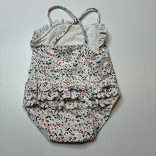 Load image into Gallery viewer, Girls The Little White Co, floral swim one-piece, EUC, size 0,  