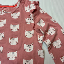 Load image into Gallery viewer, Girls C&amp;A, long sleeve tee / top, cats, FUC, size 1-2,  